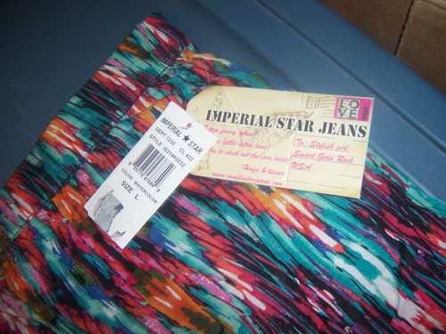 NWT IMPERIAL STAR Multicolor Rayon Pull on Shorts - SIZE L (14/16) - Picture 2 of 3