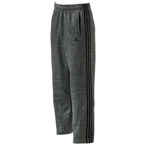 ADIDAS Men's 3 Stripe Tech Fleece Pants, Gray\Black Climawarm, 2XL RT$55 NEW U2 - Picture 1 of 5