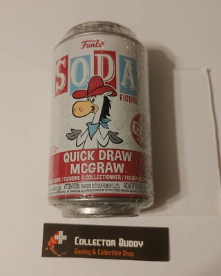 Quick Draw McGraw Funko Vinyl Soda Figure Sealed Can Limited Edition 10,000 Pcs