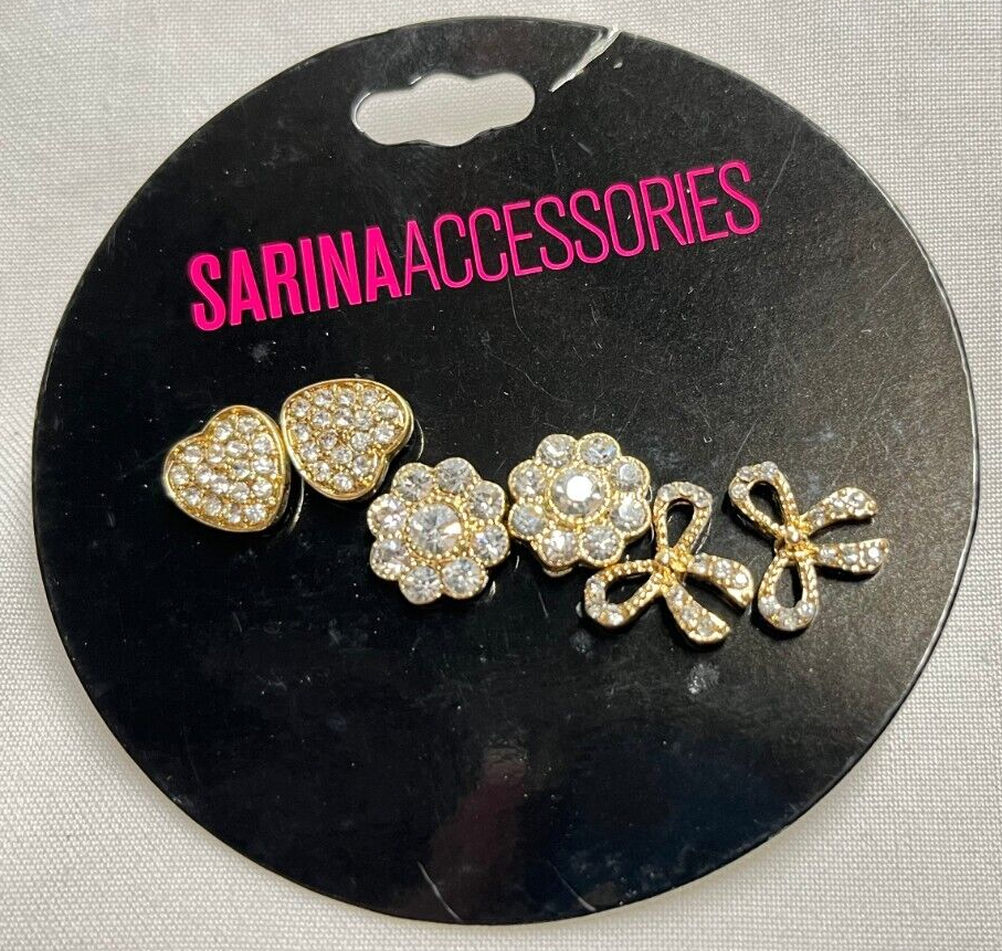 Jewelry- Earrings- Sarina Accessories- pair of stud earrings
