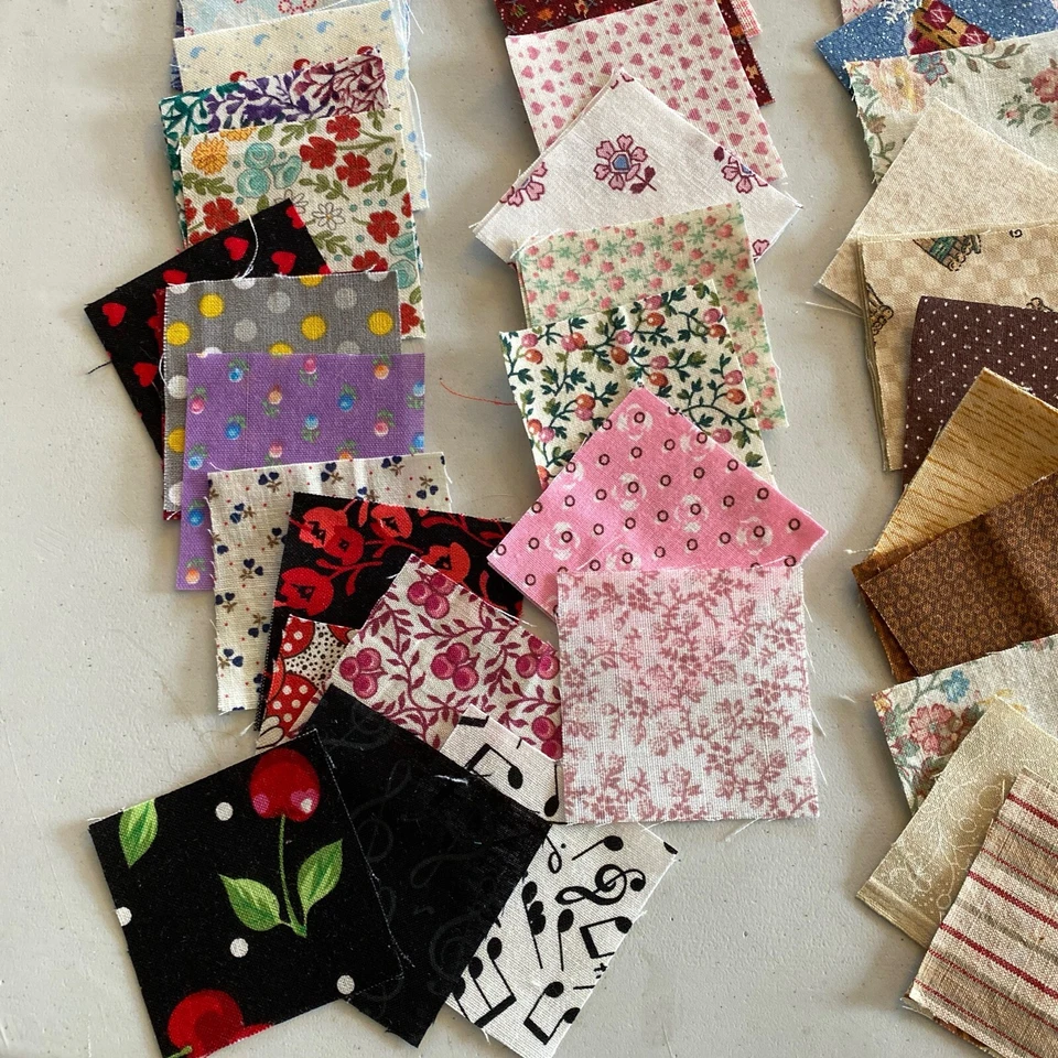 CUADRADOS DE EDREDÓN 220 2 PULGADAS (2” X 2”) - Tela de algodón para coser artesanías Foto 4 de 4