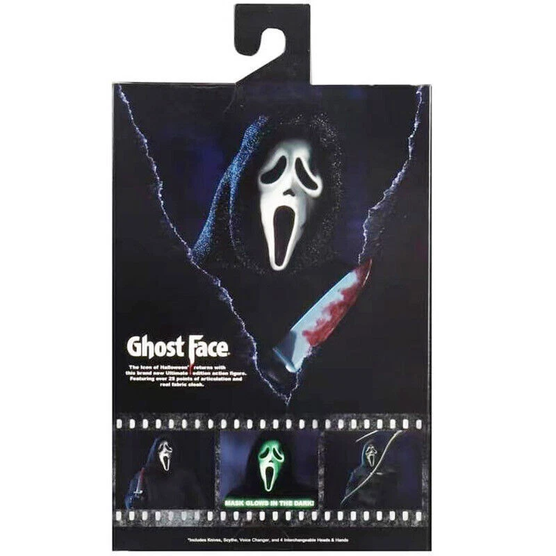 NECA Ghostface Ultimate 7 英寸可动人偶尖叫电影收藏全新美国现货 — 第 3/4 张图片