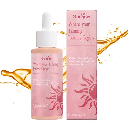 60ml Sunless Tanning Drops Natural Boost Melanin Enhancing Skin Tone 2fl.oz - Picture 17 of 17