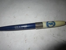 The Pure Oil Co Vintage Advertising Pen BALTUS FUEL SERVICE CENTER MARSHFIELD WI