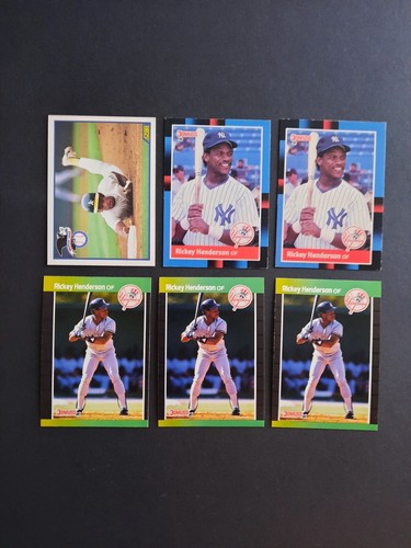 Rickey Henderson you pick single baseball cards 1981 & up. NMT-MNT+ condition - Picture 25 of 45
