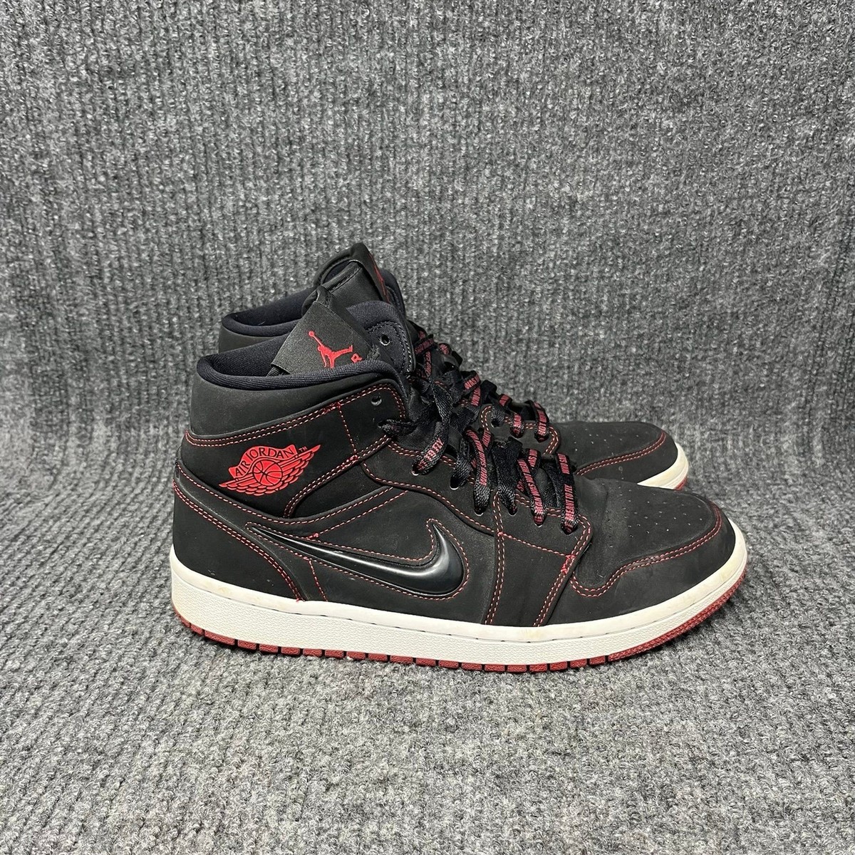 Nike Air Jordan 1 Mid Retro Fearless Come Fly With Me Black