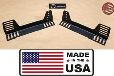 Sr Universal 90 Deg Fixed Side Mount Steel Brackets Recaro Sparco Bucket Seat