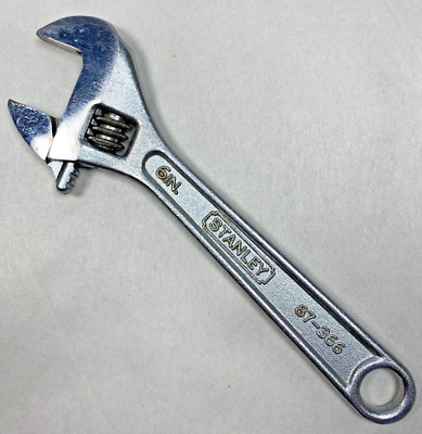 Stanley Tools 87-366 - 6'' Drop Forged Adjustable Crescent Wrench Tool Japan