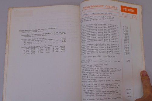 1958 Graymarine Diesel Marine Boat Sales Booklet with Prices - Picture 7 of 8