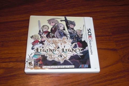 The Legend of Legacy for Nintendo 3DS AUTHENTIC GENUINE W Case Game Cart TESTED