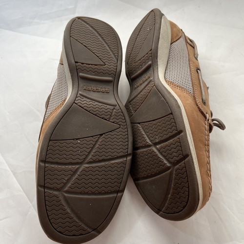 Zapatos de barco Sperry Top Sider para mujer pez ángel marrón tostado 10 - Imagen 5 de 9