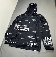 Under Armour Cold gear Black And White Hoodie YMD - youth Medium barely worn