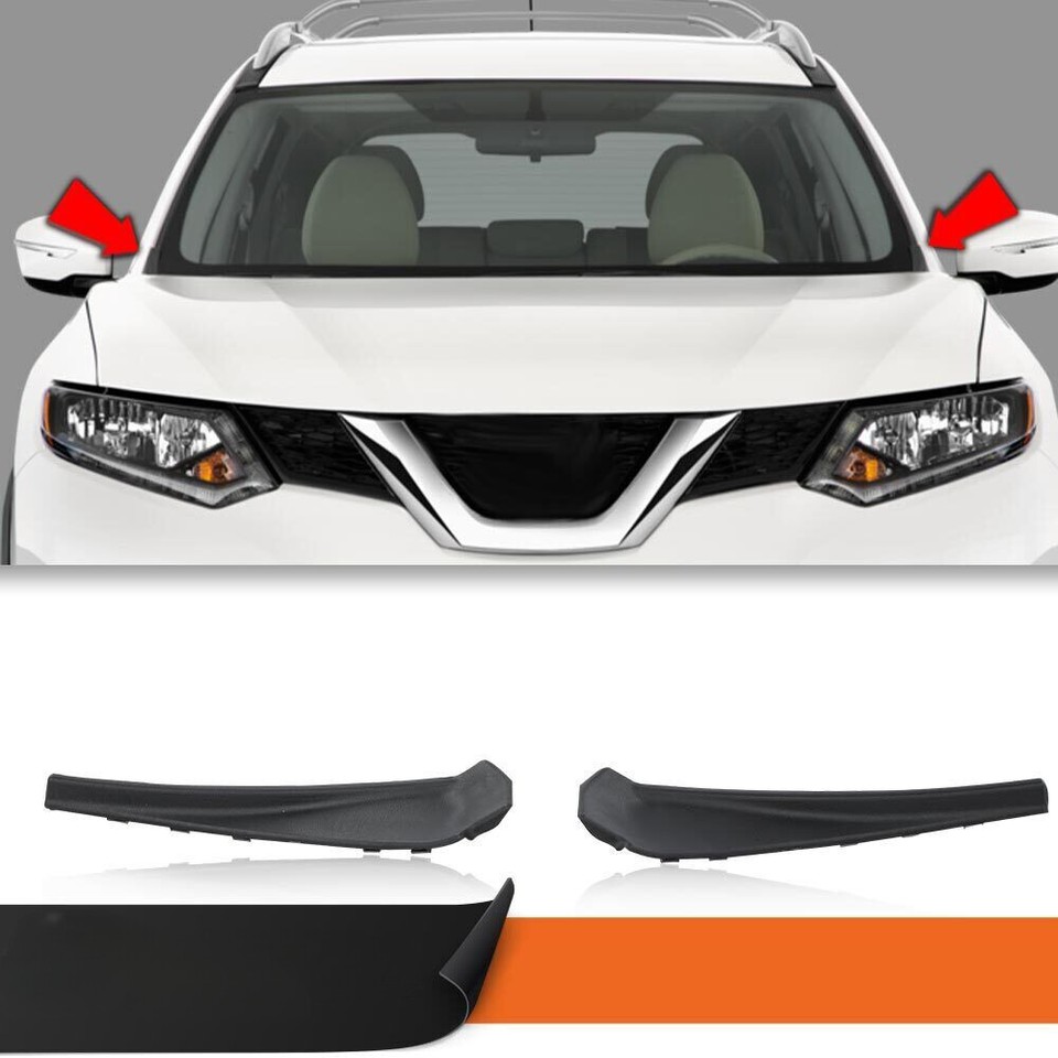 Hot Sale 2pcs Front Wiper Side Cow For NissanRogue 20142020 Trim
