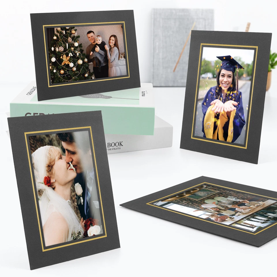 4x6纸质相框带画架纸相框卡DIY纸板框架 — 第 2/4 张图片