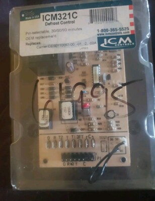 ICM CONTROLS ICM321C Defrost Control PC Module Carrier CES01130063 00 01