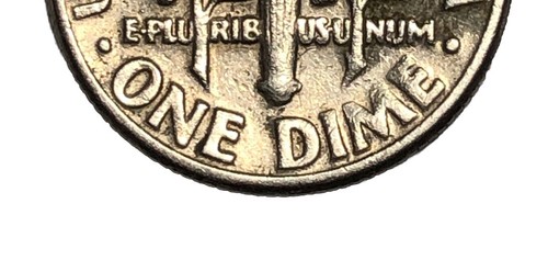1985D Roosevelt Dime DDO/DDR Reverse Partial Grease - Picture 7 of 7