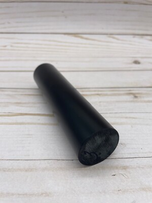 CRAZYFIBER MATTE BLACK 33mm x 6'' ROD FOR PENS, BEADS, JEWELRY, DUCK CALLS