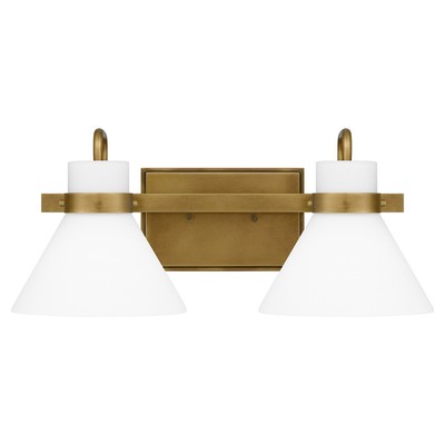 Weathered Brass Two Light Bath from the Regency Collection