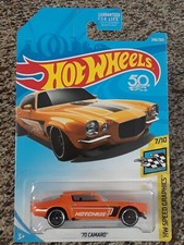 2018 Hot Wheels '70 Camaro #346/365 HW Speed Graphics #7/10 ORANGE