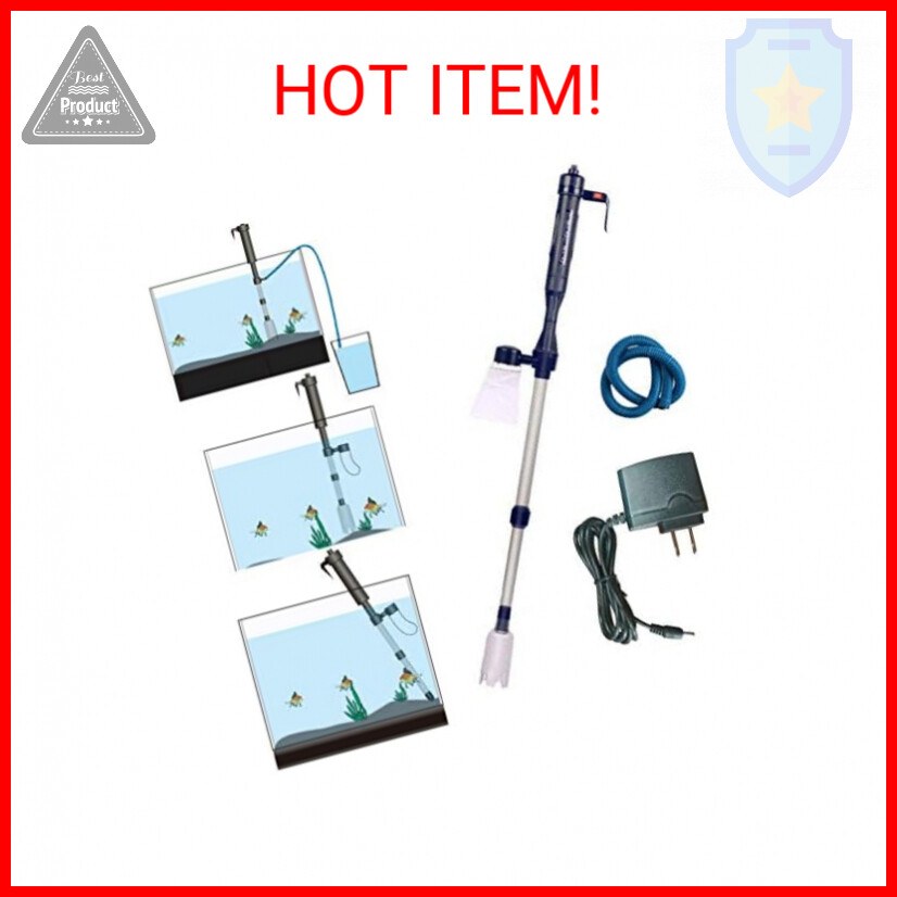 LONDAFISH Electric Fish Tank Vacuum Cleaner Syphon Operated Gravel