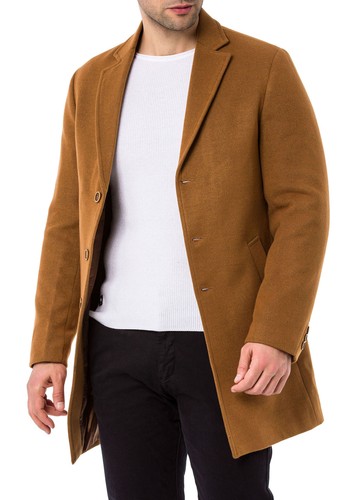 Redbridge Herren Trenchcoat Mantel lange Jacke Business-Jacke Übergangsjacke - 第 42/45 張圖片
