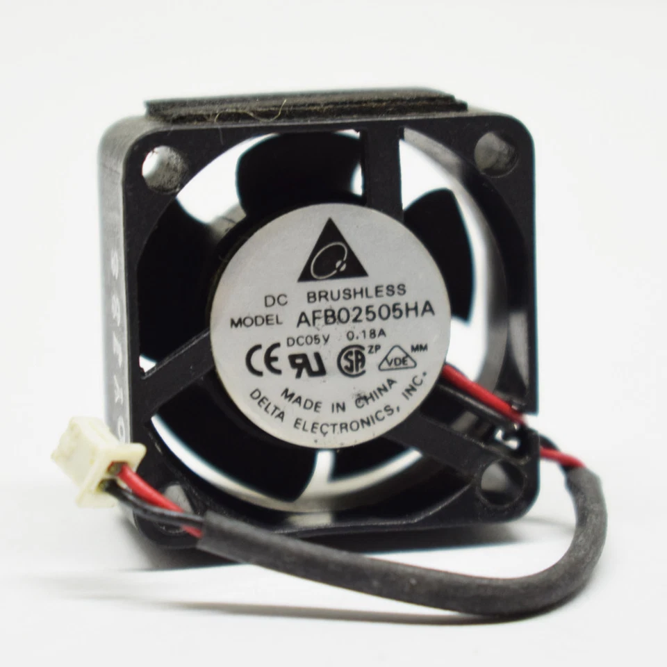 1pc Delta AFB02505HA 25x25x10mm 2510 5V 0.18A 2pin DC Brushless Cooling Fan - Image 4 of 4