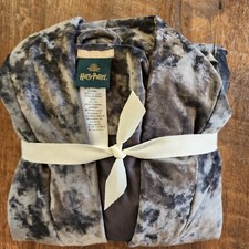 Pottery Barn Harry Potter House Velvet Robe Hufflepuff S/M New