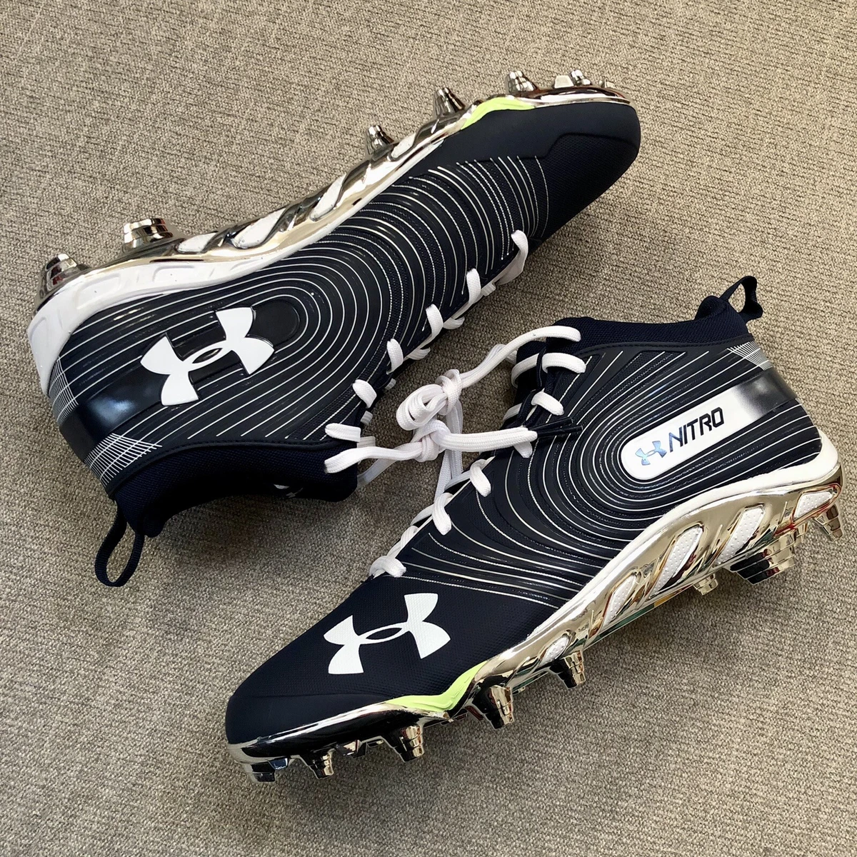 Ua nitro mid mc football sale cleats