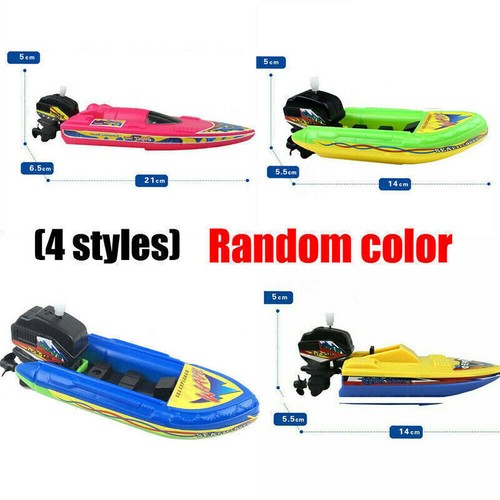 2 Stück Badespielzeug Boot Kinder Badewannenspielzeug Wasserspielzeug Bades - Bild 6 von 7