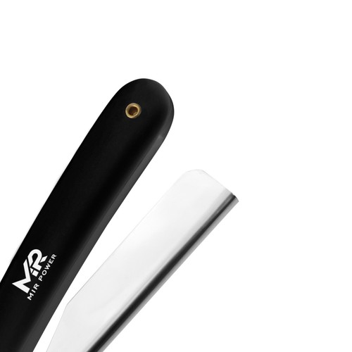 BARBER SALON STRAIGHT CUT THROAT BEARD SHAVING RAZOR STAINLESS RASOIR RASOI - Picture 3 of 9