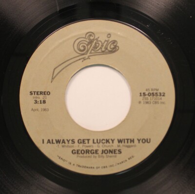 Country 45 George Joens - I Always Get Lucky Mit You / Tennessee Whisky Auf Epi