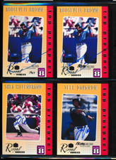 Lot (4) 2000 Royal Rookies Top Prospect #1 #5 #8 Brown Signed Autograph (HX25)