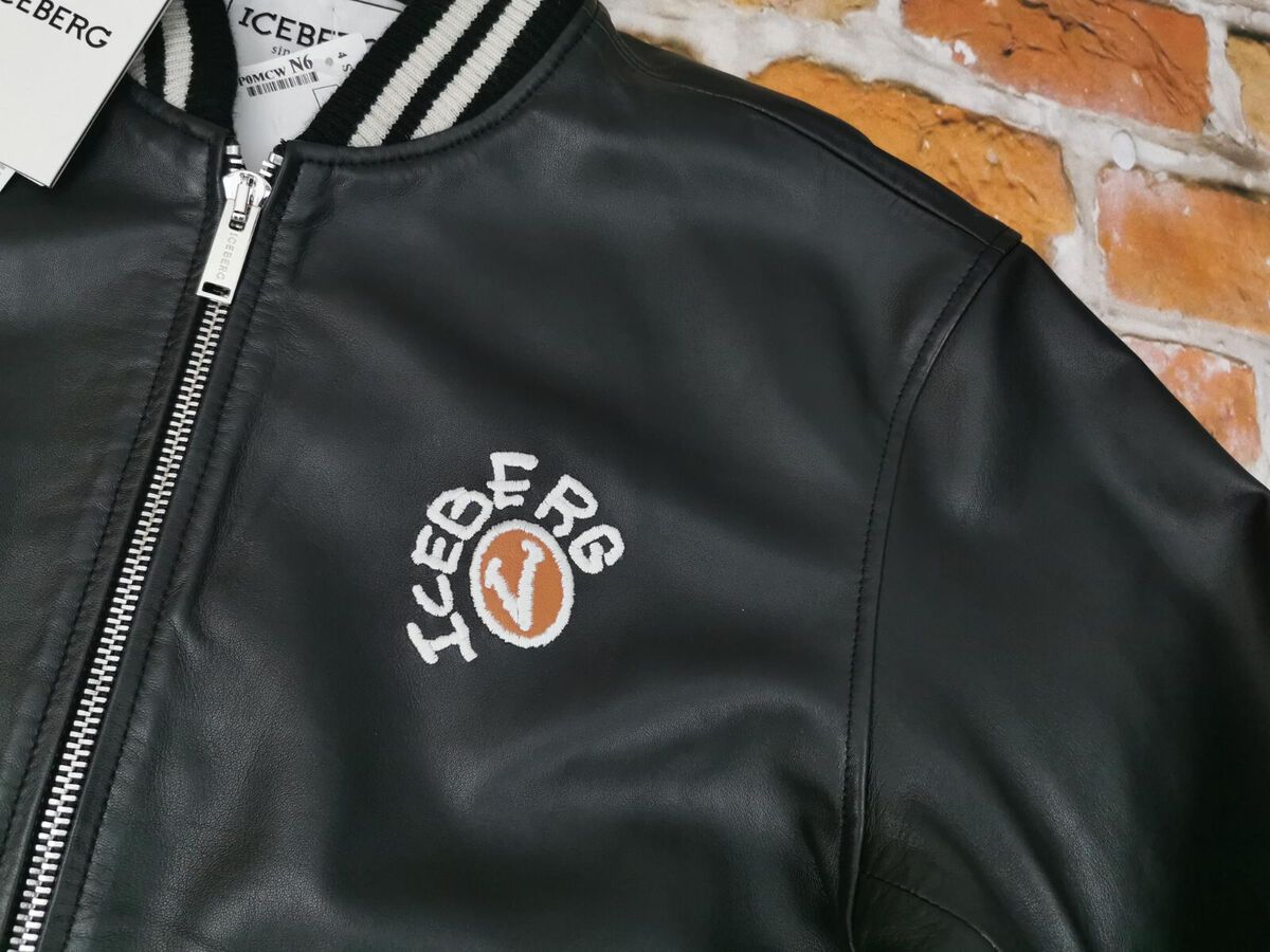 New Iceberg Since 1974 Leather Jacket Warner Bros Bug ´S New Iceberg Since 1974 Leather Jacket Warner Bros Bug ´S