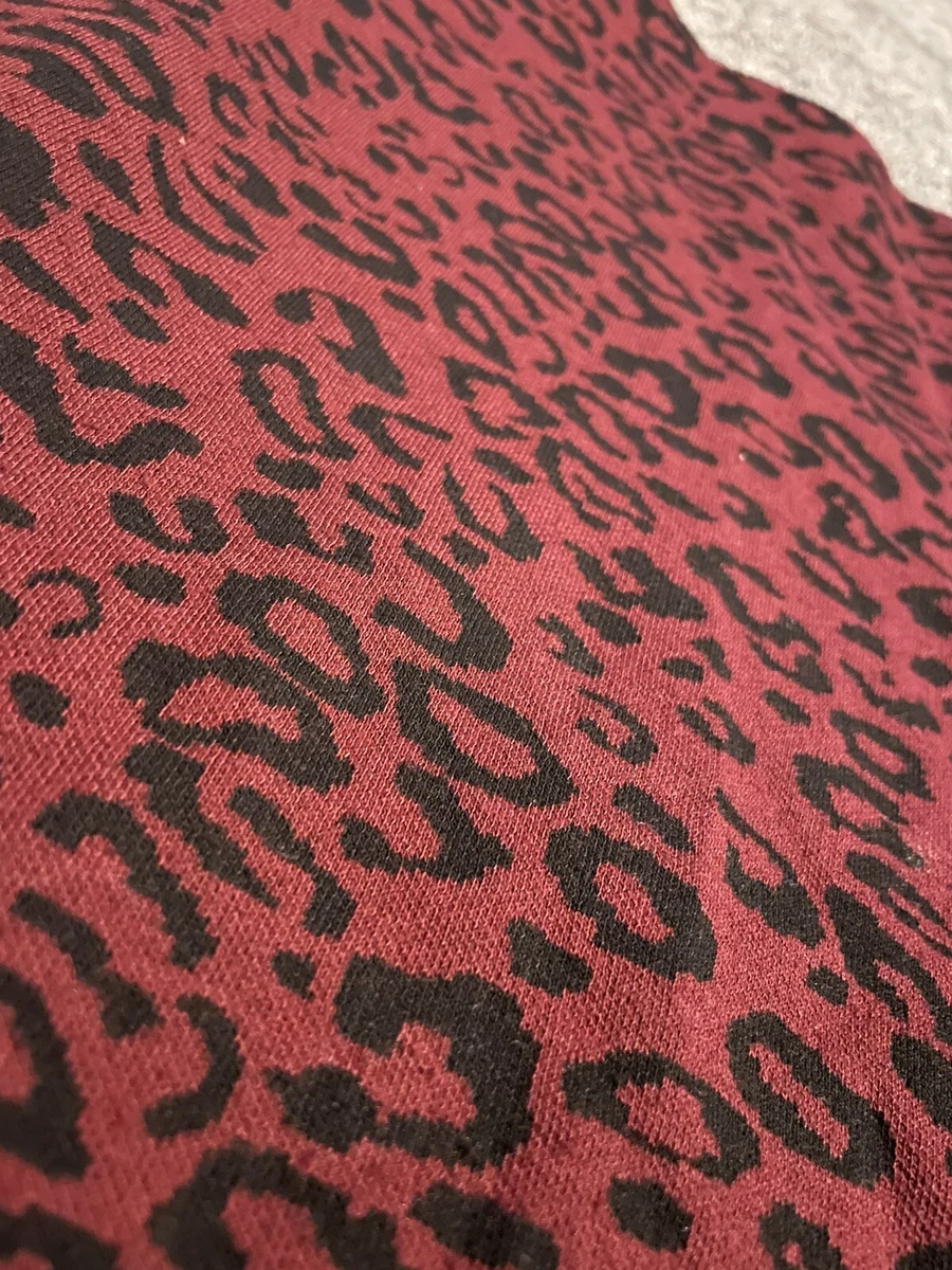 New look red leopard print skirt cheap