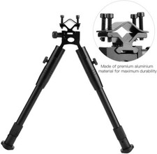 Rail Picatinny bipied de chasse tactique 6 pouces avec adaptateur de montage de pince de canon