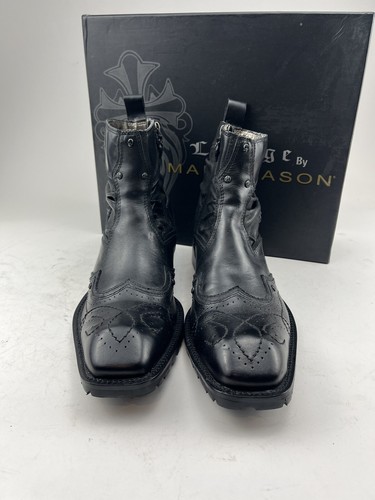 Lounge by Mark Nason 71785 Flybe Boots Black Sz 8 - ORIGINAL BOX - Picture 3 of 15