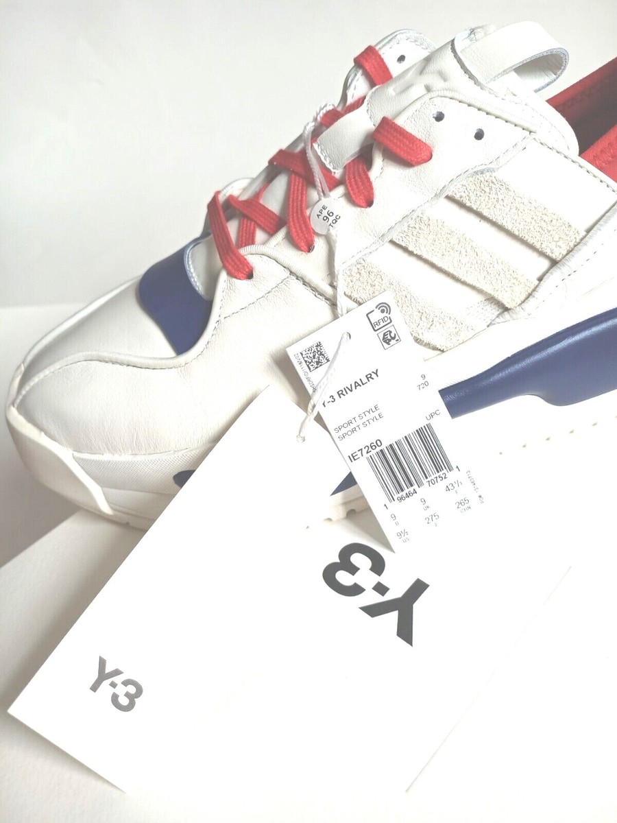NWB Adidas Y-3 Rivalry IE7260 Sneaker Off White/Ink/Red Men NWB Adidas Y-3 Rivalry IE7260 Sneaker Off White/Ink/Red Men