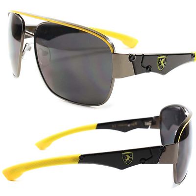 Designer Modern High-End Sexy Mens Womens Gunmetal Yellow