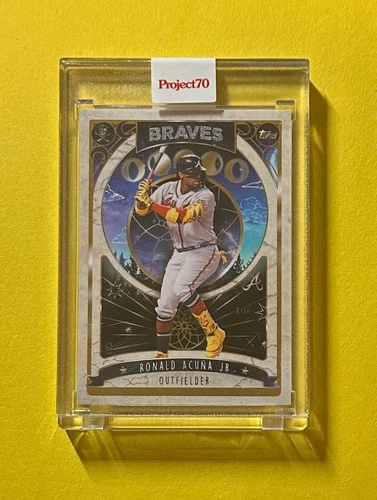 2021 TOPPS PROJECT 70 RONALD ACUNA JR BY THE SHOE SURGEON CARD #698 BRAVES