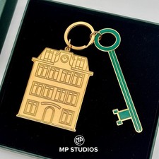 Audemars Piguet Le Brassus Gold Building Green Key VIP Gift Keychain