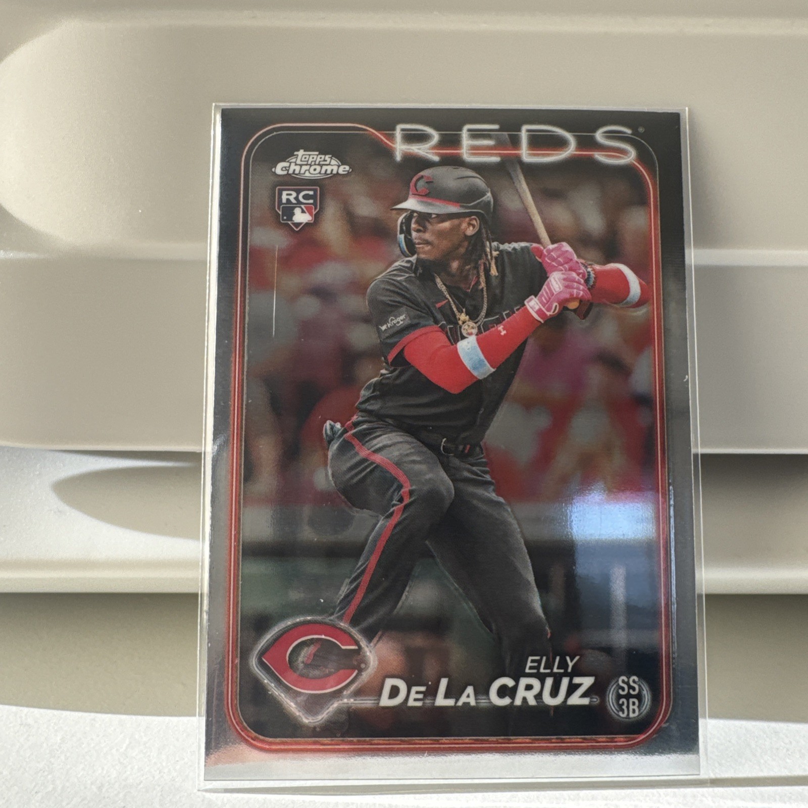 2024 Topps Chrome Baseball #44 Elly De La Cruz RC