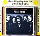 CD April Wine Classic Masters -Get Ready for Love -I Like to Rock -Tell Me Why