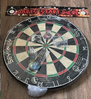 Seydrey Official Bristle Dartboard Set Full Kit Brand New Just Box Damage