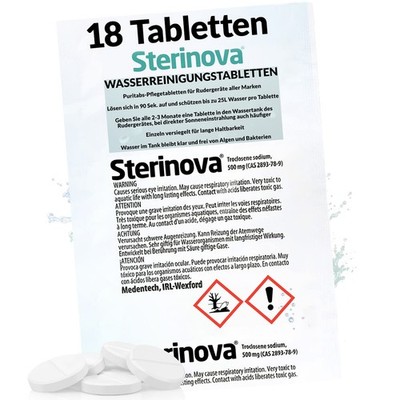 JB White 18 x Puritabs Trinkwasser Entkeimungstabletten Chlortabletten Wasser 
