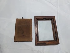 E. & H.T. Anthony Wooden Contact Print Frame w Tally Wheel 9x7 Antique