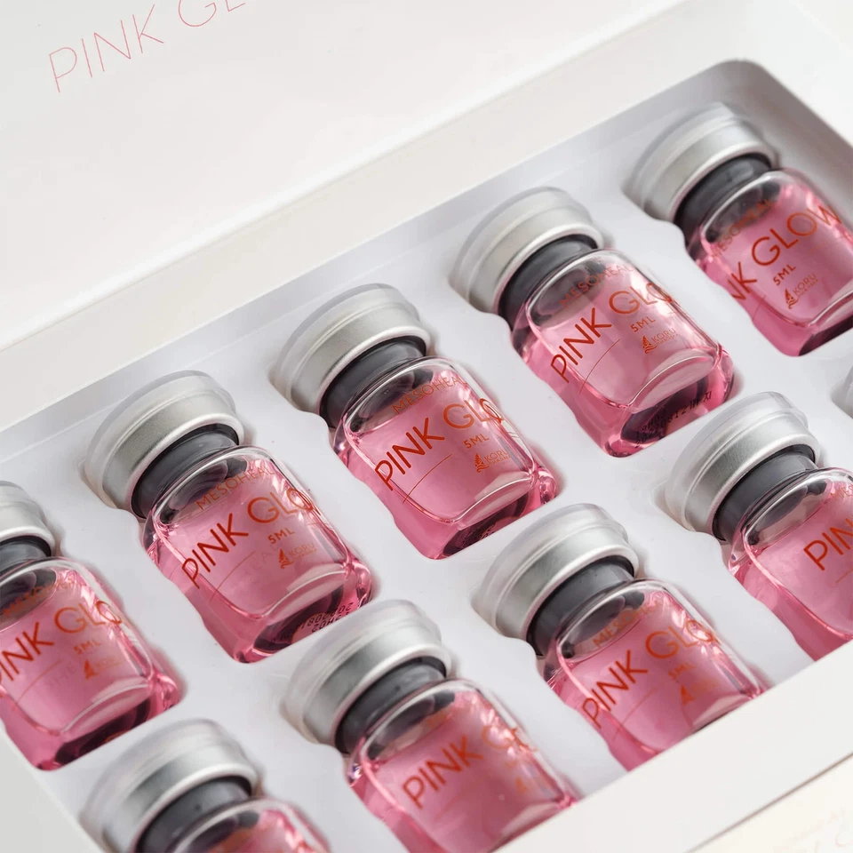 Mesoheal Pink Glow Whitening Cocktail with Peptides and Glutathione K-Beauty - Image 4 of 4