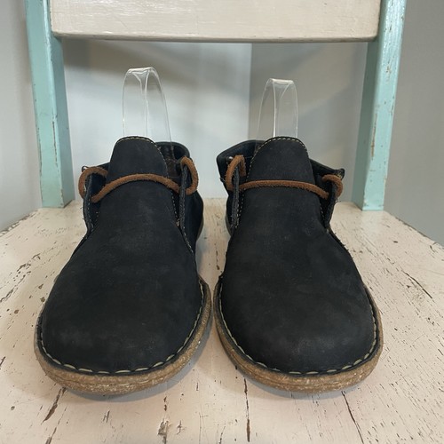 Born Nuala Leather Bootie Women’s Size 8 Black Nubuck Relaxed Bohemian Earthy - Bild 2 von 10