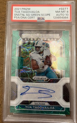 2021 -Sensational Signatures Tua #SS-TT Green Scope...eBay 1/1, #’d 75/75