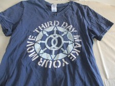 GILDAN SOFTSTYLE V-Neck T-shirt, Women Size S Dark Blue