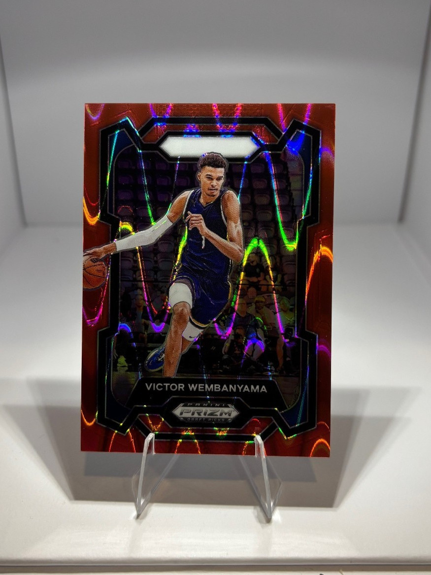2024 Panini Prizm Draft Picks Victor Wembanyama #99 Red Seismic Prizm /225